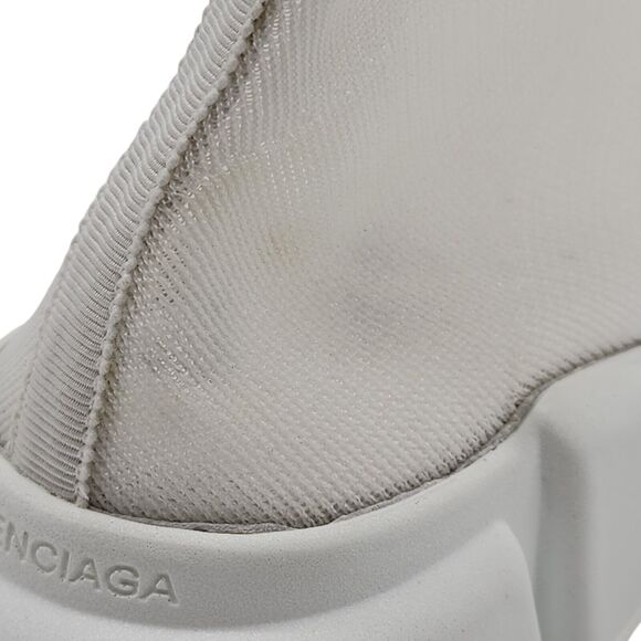 Balenciaga Mesh Fabric Speed Trainer Sneakers in White 35 5 US $895 - Picture 8 of 11